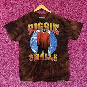 Biggie Smalls World The King of New York Rap Tie Dye XL